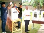 Bupati dan Wakil Bupati Sergai Gunakan Hak Pilih di TPS Masing-Masing