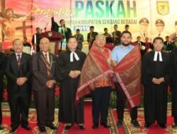 Hadiri Peringatan Paskah, Ini Pesan Bupati Sergai