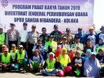 Program Padat Karya 2019 Bandara ‘Sanggeani Bandera’ Disambut Antusias