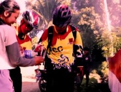 Danyon C Pelopor Sat Brimob Polda Sulsel, Gelar Sepeda Safari Kamtibmas