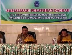 Dinas PU dan Penataan Ruang, Gelar Sosialisasi Perda RDTR dan PZ