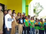 Aliansi Buruh Gelar Aksi Demo di Gedung DPRD Sergai