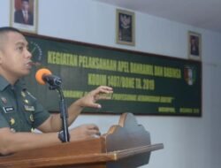 Tingkatkan Wawasan Aparat Teritorial, Kodim 1407/Bone Gelar Apel Danramil Dan Babinsa