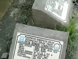 Proyek Diduga Bermasalah, Sekdes Coba Lobi Wartawan