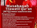 Nantikan MTQ Tingkat Kabupaten Bone, Digelar DPC PDI Perjuangan