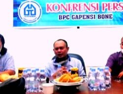 Gaduh Soal Proyek di Dinas Pertanian, BPC Gapensi Bone Gelar Konferensi Pers