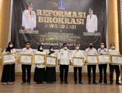 Reformasi Birokrasi Memuaskan, Sejumlah OPD Dianugerahi Penghargaan