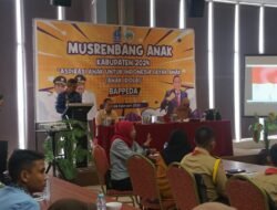 Diharapkan Jadi Agen Perubahan, Bappeda Gelar Musrenbang Anak