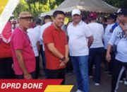 Pj. Gubernur Sul-Sel Bersama DPRD Bone, Meriahkan Jalan Sehat Sekaligus Peninjauan Gelar Pangan Murah