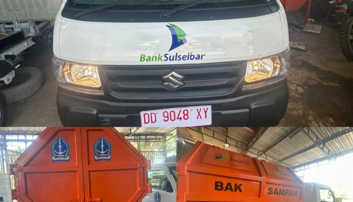 Bank Sulselbar Kucurkan Rp 1,1 Miliar, Bone Dapat Mobil Sampah Baru