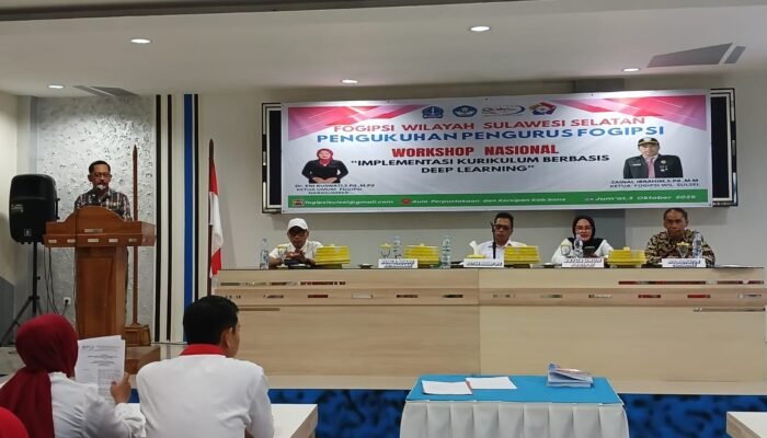 Pengukuhan Pengurus FOGIPSI Sulsel dan Bone Serta Workshop Nasional Deep Learning Digelar di Bone