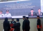 Bupati Bone Lantik Sejumlah Pejabat, Tegaskan Evaluasi Kinerja Tiap Enam Bulan