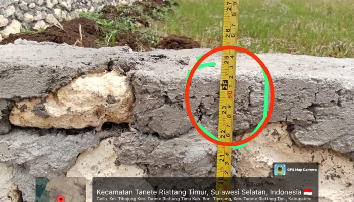 Kontraktor Soroti Kekurangan Volume Proyek Irigasi di Cellu