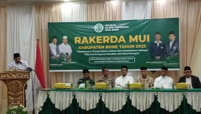 Rakerda MUI Bone Bahas Program Lima Tahun, Dorong Sinergi Ulama dan Pemerintah Daerah