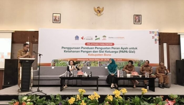 Bone Dorong Peran Ayah dalam Ketahanan Pangan dan Gizi Keluarga