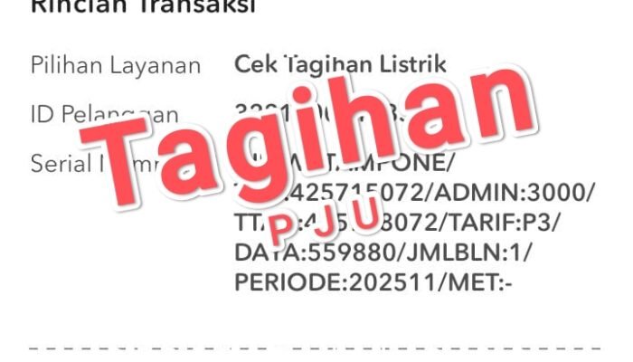 10 IDPEL PJU di Bone Telan Rp1,24 Miliar, Diduga Tetap Dibayar Meski Lampu Padam