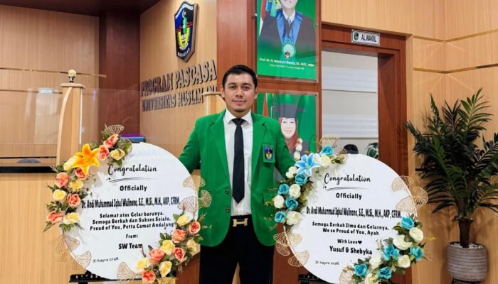 Camat Andi Iqbal Kupas Tuntas Asas Pemerintahan Bersih dalam Tesisnya