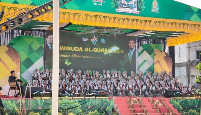 751 Santri MHQ Tonra Diwisuda, Wakil Bupati Bone Beri Apresiasi