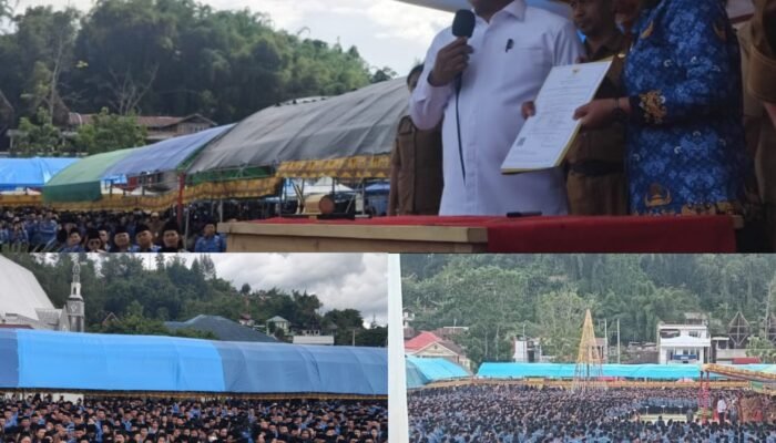 Bupati Mamasa Serahkan SK ke 4.613 PPPK Paruh Waktu