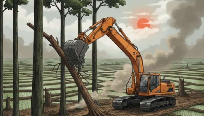 Cetak Sawah Bone Rusak Kawasan Hutan, KPH Turun Tangan