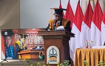 IAIN Bone Panen Profesor, Andi Sugirman Resmi Guru Besar Hukum Tata Negara