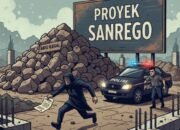 Batu Ilegal di Proyek Sanrego, Oknum AA Mangkir Dipanggil Polisi