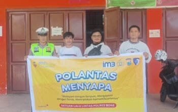 Sasar Kurir SPX, Polantas Bone Tekan Risiko Kecelakaan