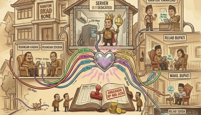 Jaringan Internet Kwarcab Pramuka ditanggung BKAD, Kok Bisa?