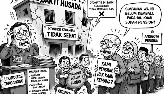 Koperasi Bakti Husada Tak Sehat, Hak Pensiunan Tak Dibayar