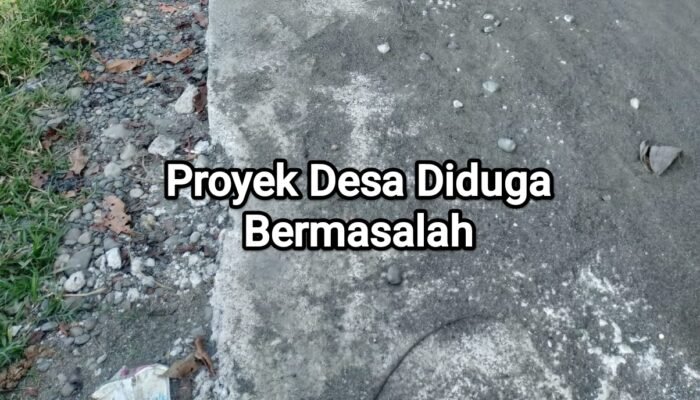 Proyek Desa Bulie Diduga Menyimpang, LP-KPK Siapkan Laporan