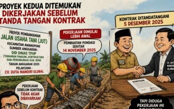 Proyek JUT di Bone Kembali Disoal, Dikerja Sebelum Kontrak