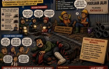 Proyek Jalan di Bone Makan Korban