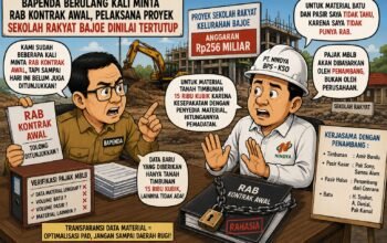 Bapenda Berkali-kali Minta RAB, Pelaksana Proyek Sekolah Rakyat Dinilai Tertutup