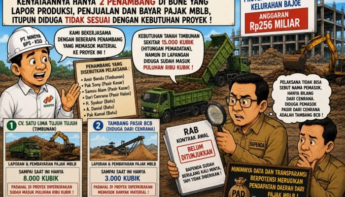 Setoran Pajak MBLB Penambang Tak Seimbang dengan Aktivitas Proyek Sekolah Rakyat