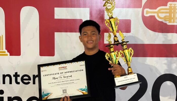 Debut Gemilang, Siswa SMA 3 Bone Juara 2 Solo Battery MIM Fest 2026