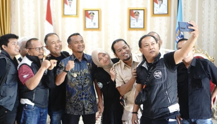 Bupati Bone Sambut Hangat Audiensi WIB, Dukung Penuh Fun Bike HUT ke-9