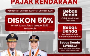 Tunggakan Pajak Kendaraan Dapat Diskon 50 Persen, Berlaku hingga 31 Oktober